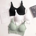 Pikkukuva 8 / 8: Joogaliivit Push Up Urheilutoppi kuntoiluun, iskunkestävä juoksuun, kuntosalille naisille Gray Green Free Size