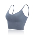 Miniatyrbilde 7 av 11: Yoga BH Push Up Bomull Solid Sports BH For Kvinner Jente LightGreen Free Size