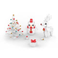 Pikkukuva 11 / 11: BuildMOC Keskiaikainen arkkitehtuuri Talvikirkko Rakennuspalikat Joulu Kirkko Talo Palikat Lelut Lapsille Syntymäpäivälahjat 821PCS