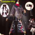 Miniatyrbild 6 av 7: Genshin Impact Hutao Cosplay Kostym Uniform Peruk Cosplay Anime Spel Hu Tao Halloween Kostymer För Kvinnor Hutao Costume L