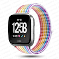 Miniatyrbild 2 av 11: Armband för Fitbit Versa 2 band correa Smartklocka ersättningsarmband Nylon Loop Armband correa Fitbit Versa 2/Fitbit Libe band Overseas flash light