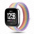 Miniatyrbild 2 av 11: Armband för Fitbit Versa 2 band correa Smartklocka ersättningsarmband Nylon Loop Armband correa Fitbit Versa 2/Fitbit Libe band Overseas Hyper Grape