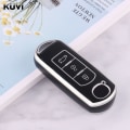 Miniatyrbild 9 av 10: TPU Bil Fjärrnyckel Fodral Skydd För Mazda 2 3 6 Atenza Axela Demio CX-5 CX5 CX-3 CX7 CX-9 2015 2016 2017 2018 2019 3 button Purple