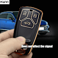 Miniatyrbillede 5 af 9: Fashion TPU etui Bil Fjernbetjening Nøgle Cover Skal Til A4 B9 A5 A6 8S 8W Q5 Q7 4M S4 S5 S7 TT TTS TFSI RS Beskytter Fob Keyless White