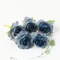Miniatyrbillede 5 af 11: 5 stk. Rose Kunstige Blomster Silke Fake Blomster Til Hjem Værelse Indretning Fest Bryllup Valentinsdag Dekorationer DIY Håndværk Tilbehør Rose Red 5PCS