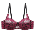 Miniatyrbild 5 av 5: Dam BH Spets Utskuren Underkläder Dam Broderi Plus Storlek C D Kupa Lingerie BH Blue 80C
