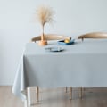 Miniatyrbillede 1 af 6: Rektangulær dug imiteret læder PU materiale vandtæt og olieafvisende og varmebestandig ensfarvet dug Classic gray 140*180