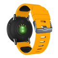 Miniatyrbillede 2 af 10: Dual Color Urrem 22mm til Huami Amazfit2 Samsung WACTH 46mm Outside black inside Orange