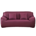 Miniatyrbilde 7 av 10: 1-4 Seters Lenestoltrekk Retro Lenestoltrekk Mykt Sofatrekk 17 Farger Purple 3 seater