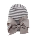 Pikkukuva 1 / 11: Vauvan Talvihattu Pipo Kaksinkertainen Paksu Rusettihattu Vauvan Uusi Sairaalahattu #7 gray knot gray cap Average size