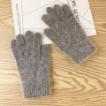 Miniatyrbilde 3 av 11: Hansker dame vinter søte plysj varme ridehansker damehansker damehansker dame vinterhansker vinterhansker dame Beige One Size