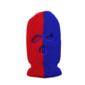Miniatyrbilde 1 av 10: Høst og vinter ny varm tre-hulls to-farget strikket lue engros herre- og dame Internett-kjendis CSGO lue nakkebeskyttelse ridehette Red and Blue
