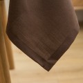 Pikkukuva 10 / 10: Yksivärinen pöytäliina ravintolan sisustukseen, ravintola, hotelli, suorakulmainen pöytäliina, vaaleanpunainen meikkipöydän liina Bamboo-carbon color 135*220cm