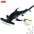 Miniatyrbilde 10 av 11: Oenux Stor Størrelse Havliv Dyr Myk Hvithai Stor Hai Actionfigurer Modell Livaktige Pedagogiske Leker For Barn Gave without box12