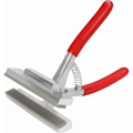Miniatyrbillede 1 af 5: Lærredstang til Rammer - 19,2 x 12,01 cm - Fjederbelastet Tang, Bredt Værktøj til Polstring i Metal Legering med Polstrede Håndtag