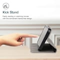 Miniatyrbillede 4 af 5: Samsung Galaxy S20 Fe Etui, PU Læder Flip Cover Magnetisk Lukning Tegnebog Kort Slots Stand Etui Gray