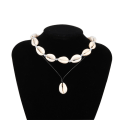 Miniatyrbilde 2 av 11: Hot Conch Seashell Halskjede Dame Smykker Sommer Strand Shell Choker Bohemian Tau Cowrie Perlekjeder Håndlaget Krage Kvinnelig Style 22 Overseas