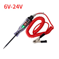 Miniatyrbillede 6 af 9: Bil Lastbil Spændingskredsløbstester Digital Display Lang Sonde Pen Lyspære Automobil Diagnostiske Værktøjer Autoreparation B  3V-70V