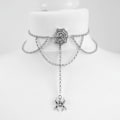 Miniatyrbillede 1 af 11: Sort Halvmåne Choker Halskæde Gotisk Grunge Sort Fløjl Smykker Smuk Kvinde Vedhæng Gave Gotisk Statement Goth Ny c20