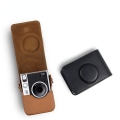 Miniatyrbillede 2 af 6: Polaroid Læder Kameradæksel Mini Evo Opbevaring Læderetui PU Læder Kamerabeskyttelsestaske Digital Fotografering Læderetui Brown texture