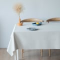 Miniatyrbillede 6 af 6: Rektangulær dug imiteret læder PU materiale vandtæt og olieafvisende og varmebestandig ensfarvet dug Dynamic yellow 140*220