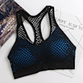 Miniatyrbillede 5 af 5: Yoga BH Mesh Sports BH Udhulet Polstret Løbevest Kvinder Red Free Size