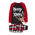 Miniatyrbild 5 av 7: Julpyjamas Matchande Familj Pyjamas Set Tecknad Vuxen Barn Kläder Topp + Randiga Byxor Jul Sovkläder Set Kids 12T