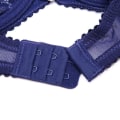 Miniatyrbillede 2 af 7: Underwear Varsbaby Sexet Uforet Balconette Demi-Cup Bøjle Blonde BH Blue 32D
