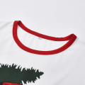 Miniatyrbilde 3 av 4: Julepysjamas Matchende Familiepysjamaser Høst og Vinter Nytt Ønskesett Trykt Rutete Hjemmeklær Pysjamas Foreldre-Barn Dress White 150-(9-10T)