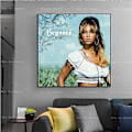 Pikkukuva 1 / 5: Beyonc Renaissance Beyonc hip-hop musiikkialbumi tähti kangasmaalaus juliste HD-tulosteet seinätaide elämä kodin sisustus Vihreä 45x45 CM Ei kehystä Green 45x45 CM No Frame