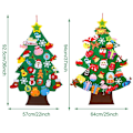 Miniatyrbillede 2 af 11: DIY Filt Juletræ Glædelig Jul Dekoration til Hjemmet Navidad Nytårsgaver 2023 Julepynt Julemand Juletræ 3