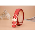 Miniatyrbillede 4 af 11: Bælte Mode All-Match Børne- og Teenagerbælte Unisex Buksebælte Silver Buckle camel 2 108CM