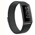 Miniatyrbilde 2 av 11: Magnetisk Milanese-reim i metall for Fitbit Charge 4 3, erstatningsarmbånd for Fitbit Charge 3 SE, reim for menn og kvinner Purple Size S