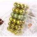 Miniatyrbild 8 av 11: Julgranskulor Set 4cm Juldekorationer Julgransprydnad Specialformade Kulor 4cm36 champagne gold