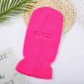 Pikkukuva 1 / 11: Unisex Kokokasvon peittävä 1-reikäinen hiihtomaski Balaclava Pipopipot Miehille Naisille Armeijan taktinen Cs Tuulenpitävä neulepipo Talviset lämpimät pipot Rose Red