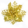 Miniatyrbillede 6 af 8: 1 stk. Kunstige Blomster Jule Fake Blomster Glitter Glædelig Jul Træ Ornamenter Julepynt Til Hjemmet 03