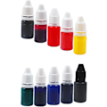Miniatyrbilde 4 av 5: 10 stk. 7 ml Premium Stempel Refill Flash Refill Blekk Oransje Grønn Blå Brun Rosa Gul Lilla Svart Farge Tre