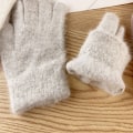 Miniatyrbilde 3 av 11: Elastiske Hel-fingerhansker Varme Tykke Sykkelhansker Kjørehansker Mote Dame Herre Vinter Varme Strikkede Ullhansker Utendørshansker Camel One Size