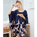 Pikkukuva 1 / 5: Naisten Pyjamat Oloasut Kylpytakit Aamutakit Kotiasu Huivi Yksi Koko Ylellinen Tyyli Polyesteri Yöasut Blue