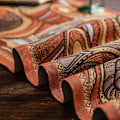 Miniatyrbillede 5 af 11: Retro Amerikansk Orange Peris Printet Bordløber Dug med Kvaster Bryllupsdekoration Bordløber The Foam Runners Hjem 35x140cm Style5