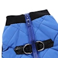 Miniatyrbillede 2 af 8: Vinter Kæledyrstøj Varm Jakke Frakke Med Lynlås Hundetøj Fritidstøj Til Chihuahua Fransk Bulldog Outfits Blue XS