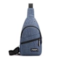 Pikkukuva 1 / 11: Korkealaatuinen ulkokäyttöön tarkoitettu polyamidi- ja nylon-olkalaukku matkustamiseen tai liiketoimintaan Blue【Model 2】