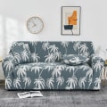 Miniatyrbillede 6 af 11: Blomstret Slipcovers Stræk Plaid Sofabetræk til Stue Elastisk Sofastolebetræk Sofahåndklæde Boligindretning 1/2/3/4-personers Pattern 26 2-seater 145-185cm