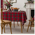 Miniatyrbild 11 av 11: Julhelg Duk Röd Rutig Bordsduk Vardagsrum Dekoration Te Bordsduk Bordsmatta Rektangulär Duk Large plaid red 140*300cm