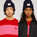 Miniatyrbillede 3 af 11: Ny simpel beanie damehat vinter kold og varm uldhat Goros dame AC hat Navy2