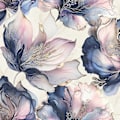 Miniatyrbillede 1 af 5: Elysian Blomstret Tapet Muriva Pink/Lilla/Blå Pink/Purple/Blue