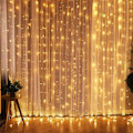 Miniatyrbillede 6 af 7: Julelys Gardin Guirlande Glædelig Jul Dekorationer Til Hjemmet Julepynt Julegaver Navidad 2024 Nytårsindretning Multicolor 1Mx3M 100LED