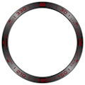 Miniatyrbillede 3 af 5: Til Garmin Fenix 8 Solar 51mm Rustfrit Stål Bezel Ridsefast Beskyttelsesring - Sort+Rød Black+Red