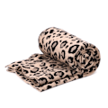 Miniatyrbild 1 av 11: Vinter dam pompon mössa halsduk set Leopard Sexig utomhus varm 2-delars päls pom pom mössa halsduk hedging mössor för kvinnliga tjejer F1