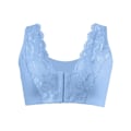 Miniatyrbillede 3 af 4: Dame Undertøj i Store Størrelser Sexet Push Up BH'er Trådløs Frontlukning Messing Deep V Blonde BH Toppe Sexet Lingeri Femme Tynd Kop White L